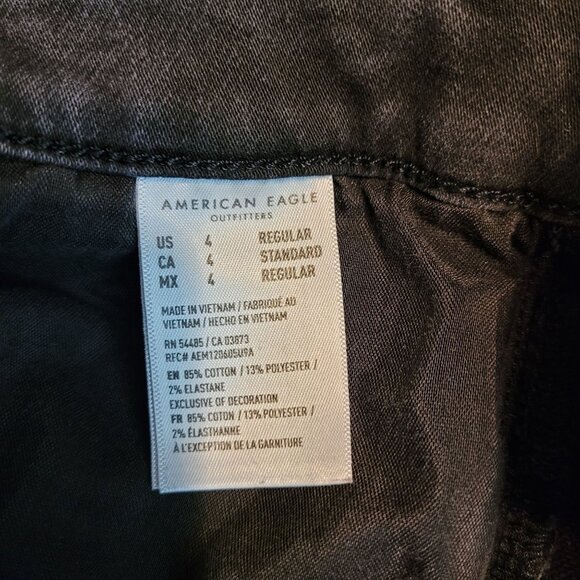 American Eagle Jeans 4 R Jegging Curvy Super Hi Rise Next Level Stretch Denim - Picture 6 of 12